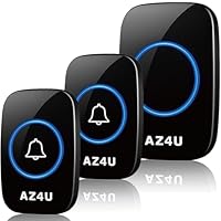 AZ4U ワイヤレスチャイム インターホン 電池式 ドアベルキット